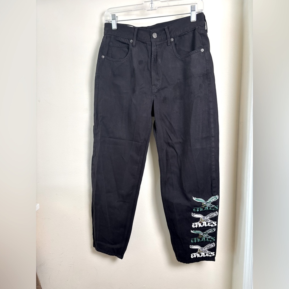 Philadelphia eagles women’s barrel jeans - 4